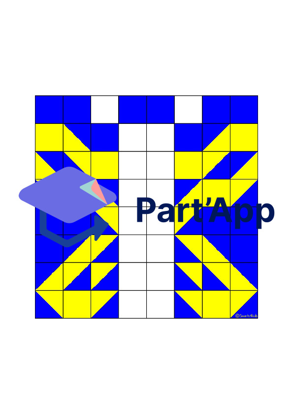 Mosaïque de cubes papillon_47