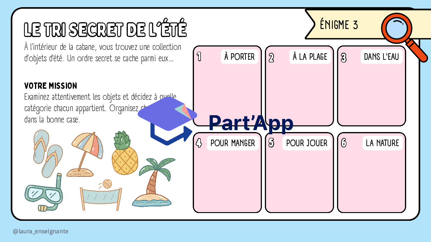🏖️ Escape Game "Fin de Vacances" – 5P_6