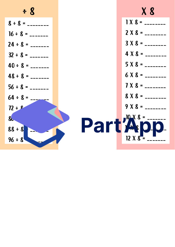 Flashcards Bandes Mathématiques – Multiplications et Divisions (0 à 12)_10