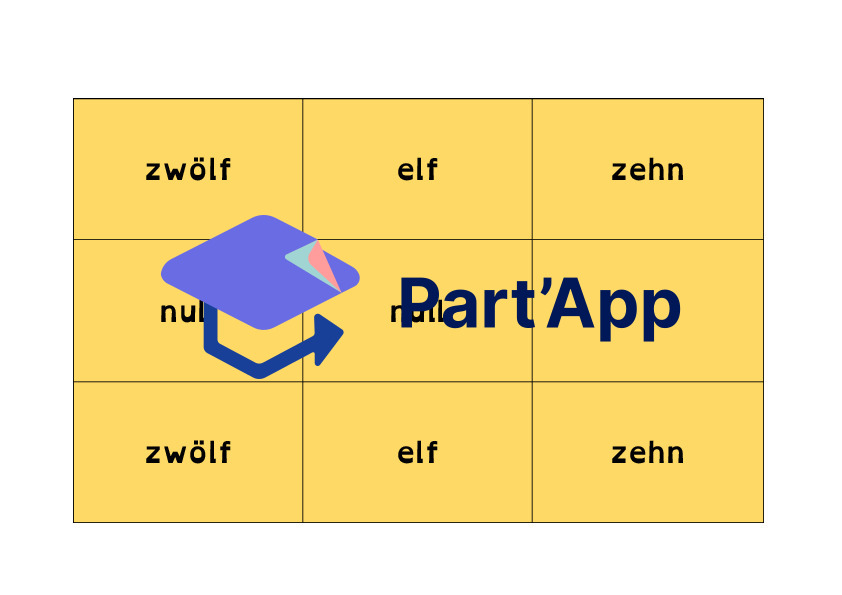 Memory des nombres en allemand 0-12_8