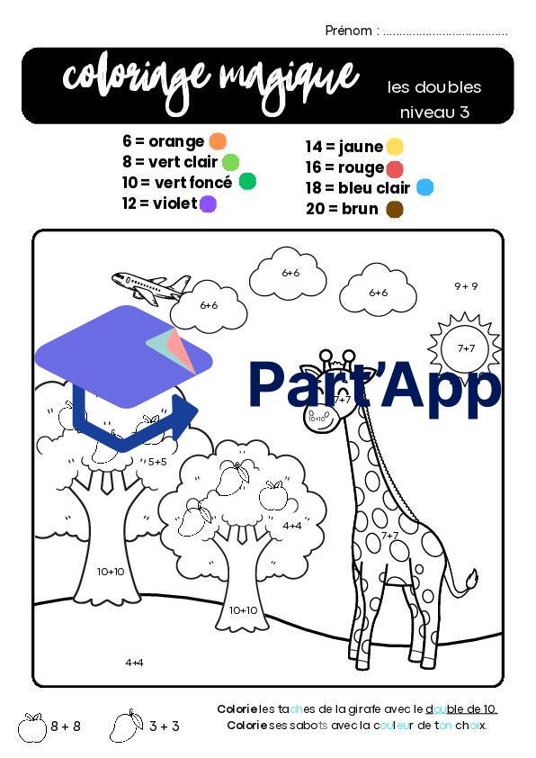 Coloriages magiques - les doubles 0-10_4
