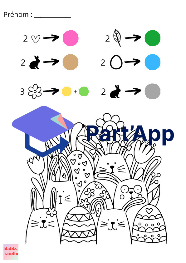 Coloriage avec consignes visuelles - Pâques_3
