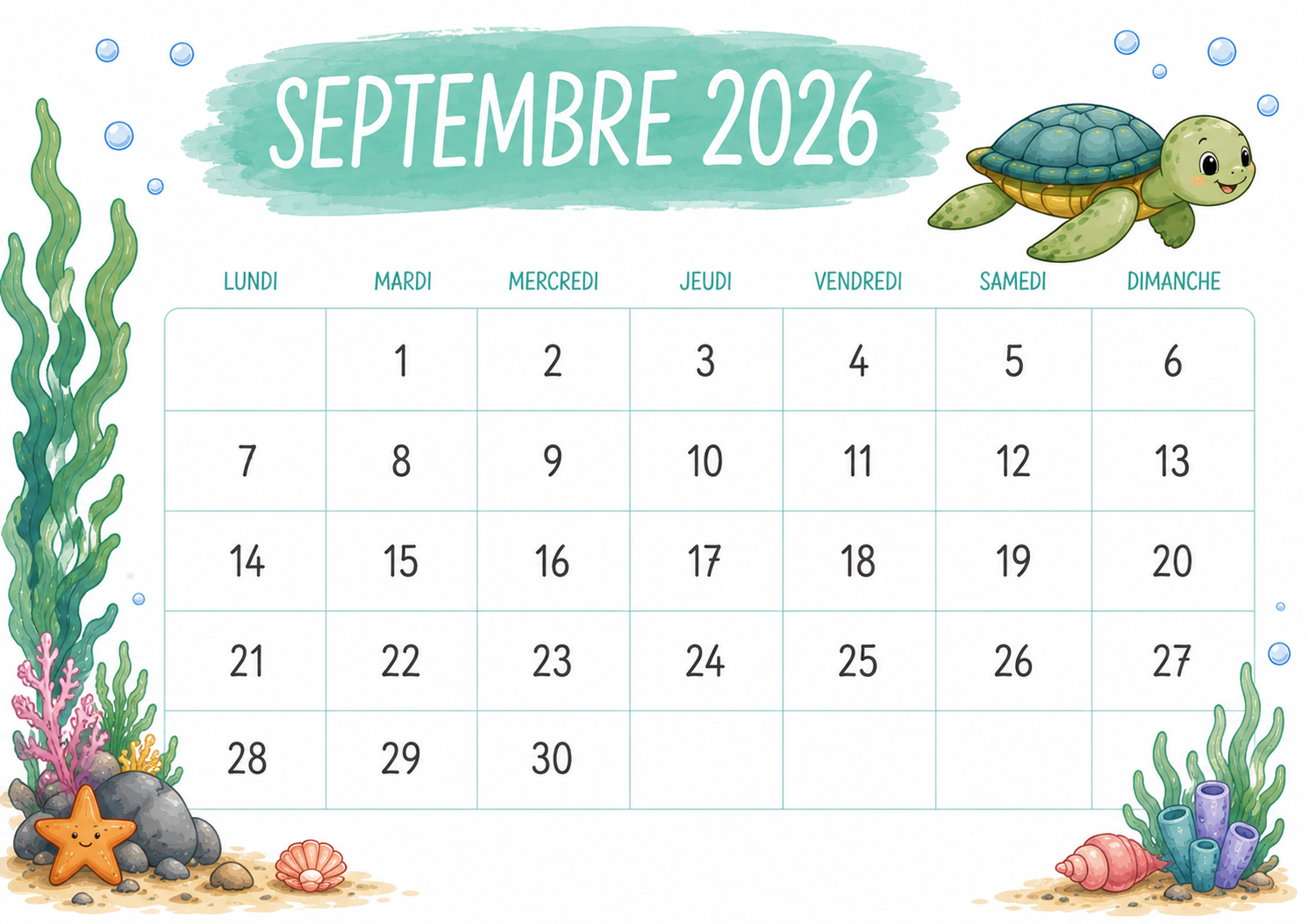 Calendrier 2026-27 - Thème de la mer_2