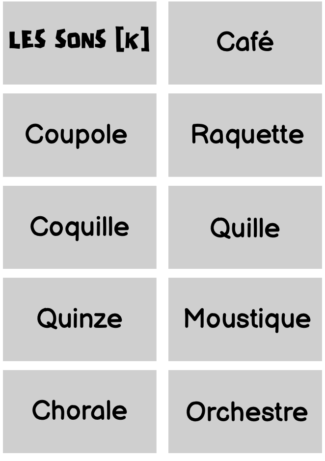 Cartes son [k]_2