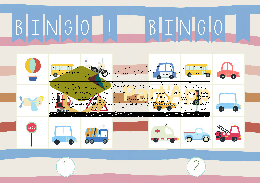 🚙  Bingo ! – Les véhicules 🚗_2
