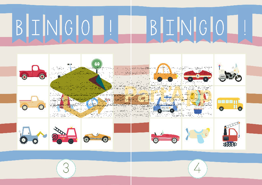 🚙  Bingo ! – Les véhicules 🚗_3