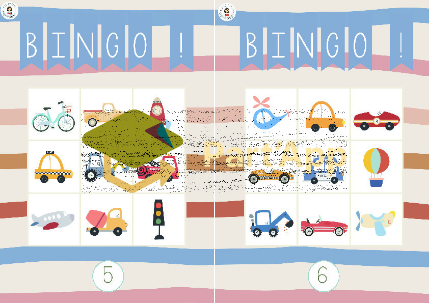 🚙  Bingo ! – Les véhicules 🚗_4