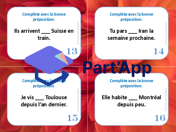 Prépositions de lieu (pays, villes) - 28 CÀT_5