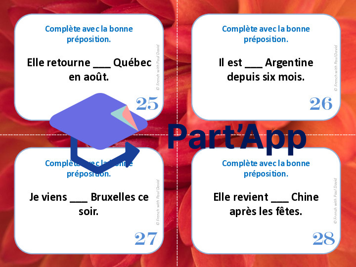 Prépositions de lieu (pays, villes) - 28 CÀT_8
