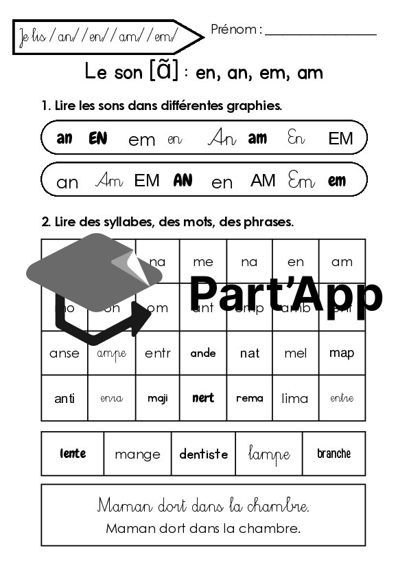 MER 3H : fiches de lecture syllabes, mots et phrases en lien avec le temps 3_8