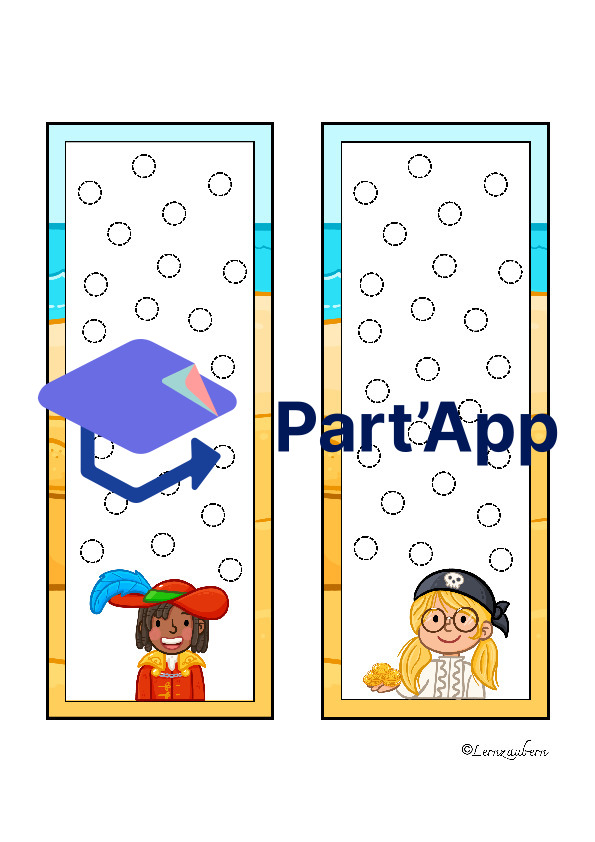 Grafomotorik und Zählen (Piraten / Kindergarten)_66