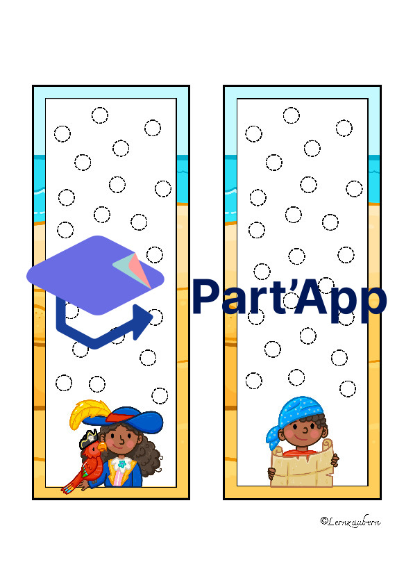 Grafomotorik und Zählen (Piraten / Kindergarten)_67