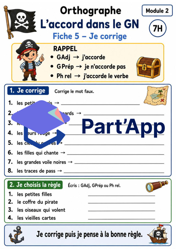 Grammaire 7H – Module 2 : le complément de nom_13
