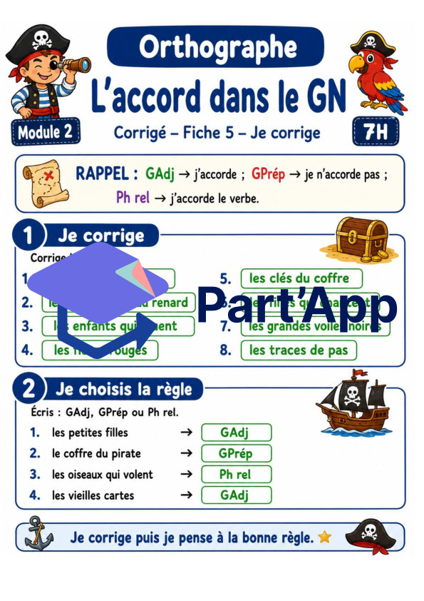 Grammaire 7H – Module 2 : le complément de nom_14