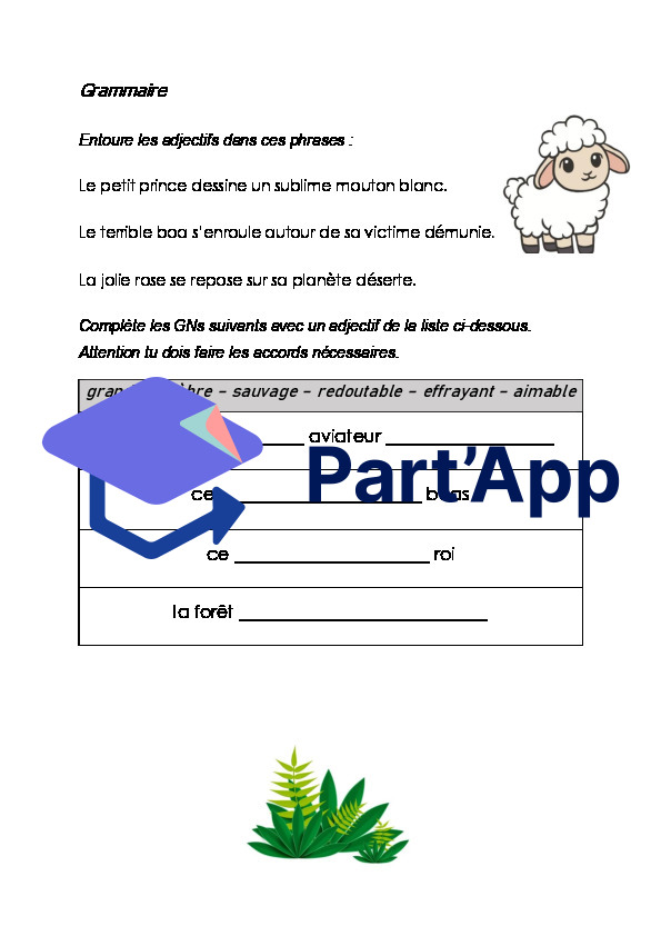 Français 5P - Revision du module 6_3