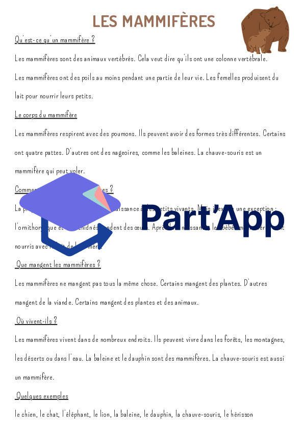 Fiches d’aide pour faire des exposés sur les groupes d’animaux_5