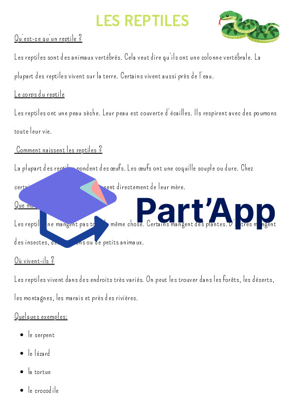 Fiches d’aide pour faire des exposés sur les groupes d’animaux_6