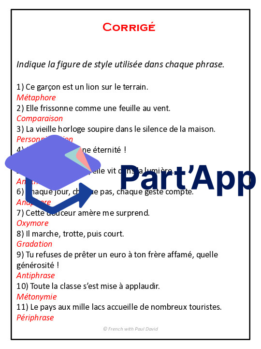 Les figures de style - 6 exercices corrigés_3