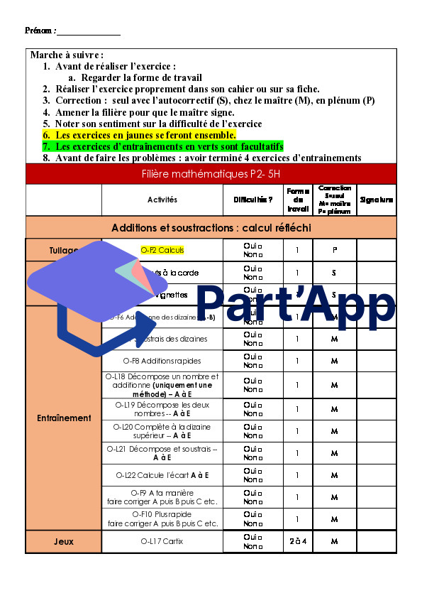 Plan de travail (opération & GM) - 5H - Période 2_2