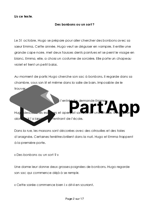 Devoirs de lecture - Période 2_3