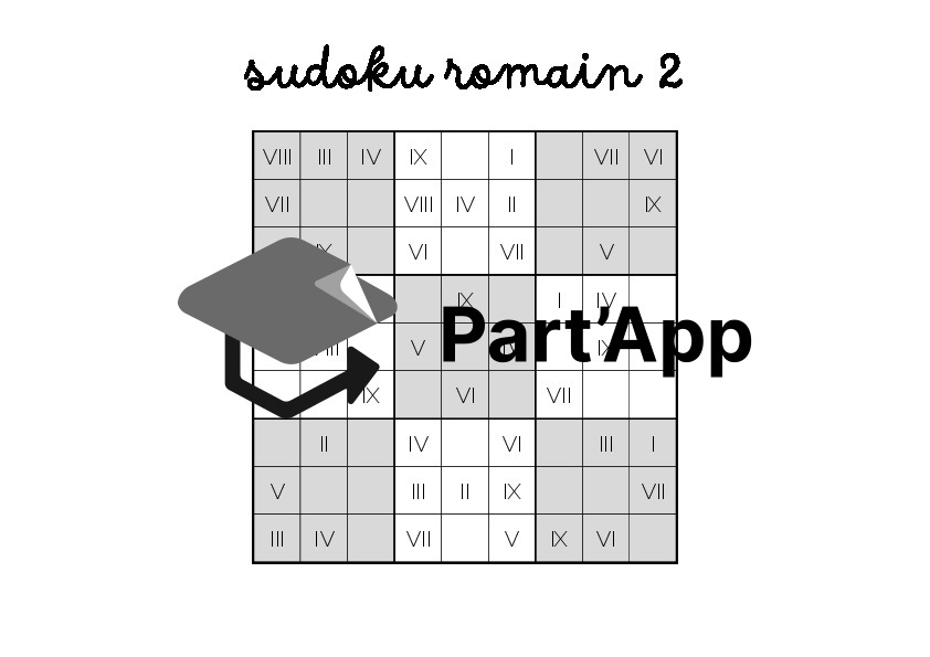 Chiffres romains - Sudokus_3