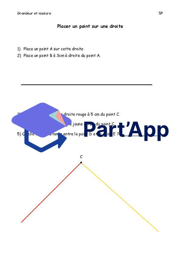 Point sur une droite 5P_2