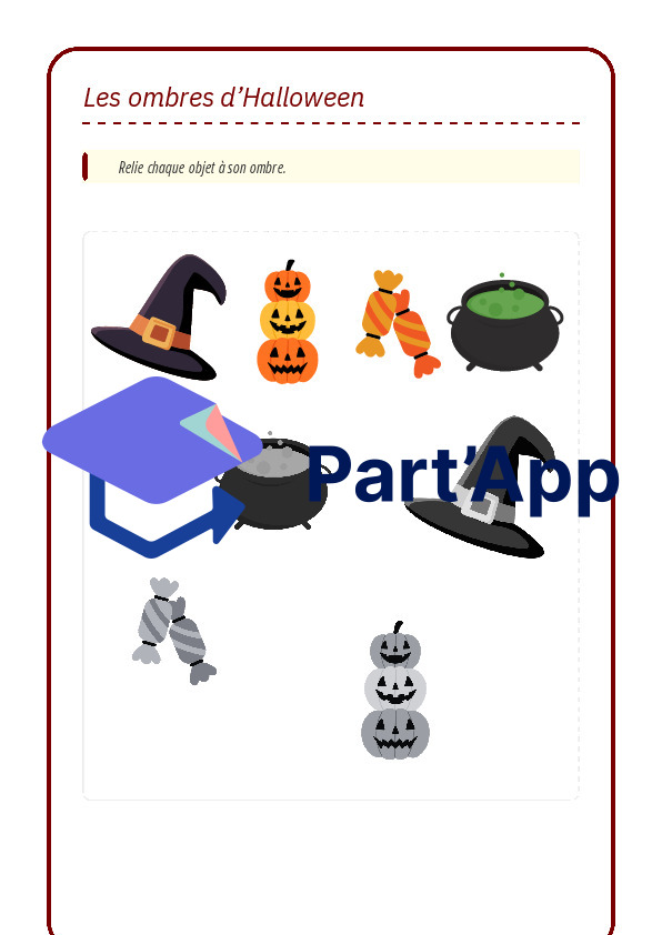Dossier d'autonomie Halloween 1-2H : 15 Activités et Exercices_9