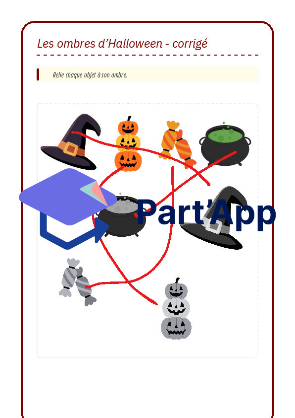 Dossier d'autonomie Halloween 1-2H : 15 Activités et Exercices_10