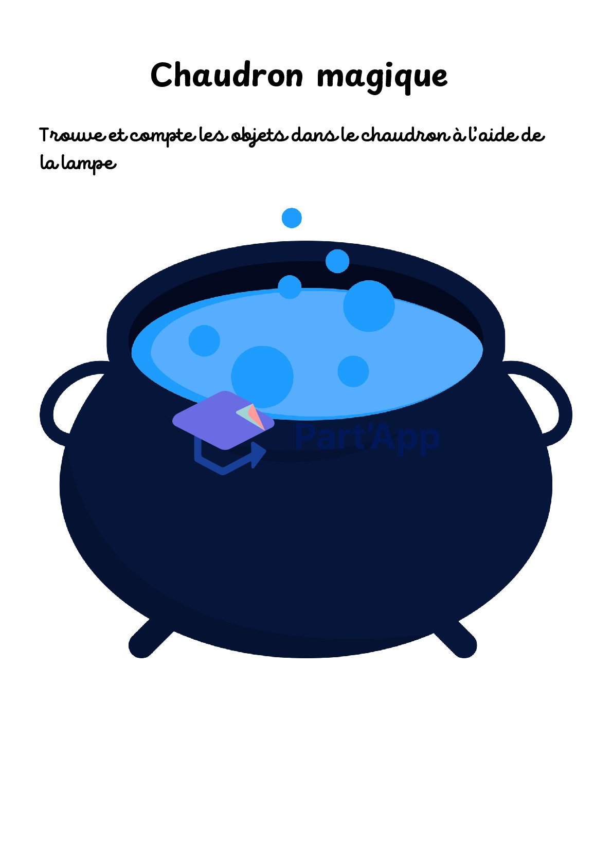 Le Chaudron Magique : Jeu de Dénombrement à la Lampe de Poche | 4 Versions incluses_11