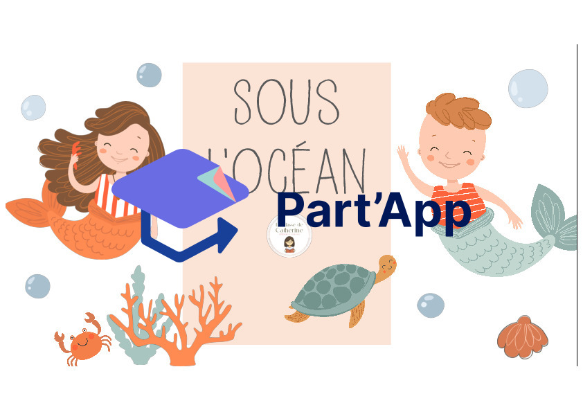 Étiquettes et page de Titre "sous l'océan"_149