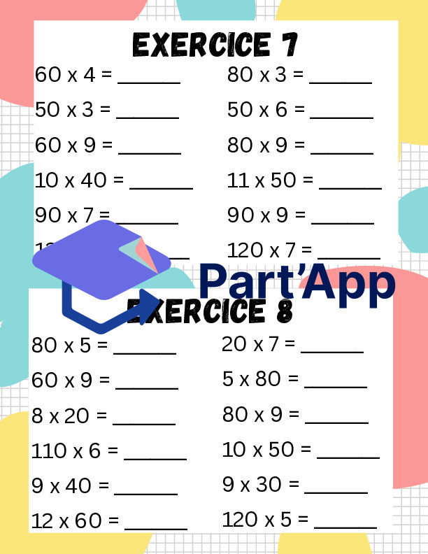 Cahier de multiplications : 5-6H_6
