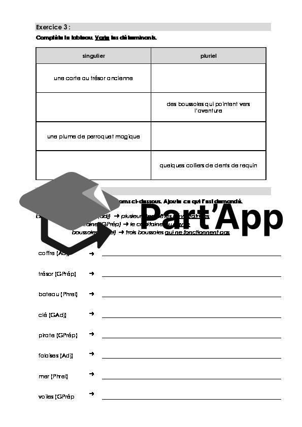 Français - 7e - Module 2 - Fiche supplémentaire (grammaire et ortho)_3