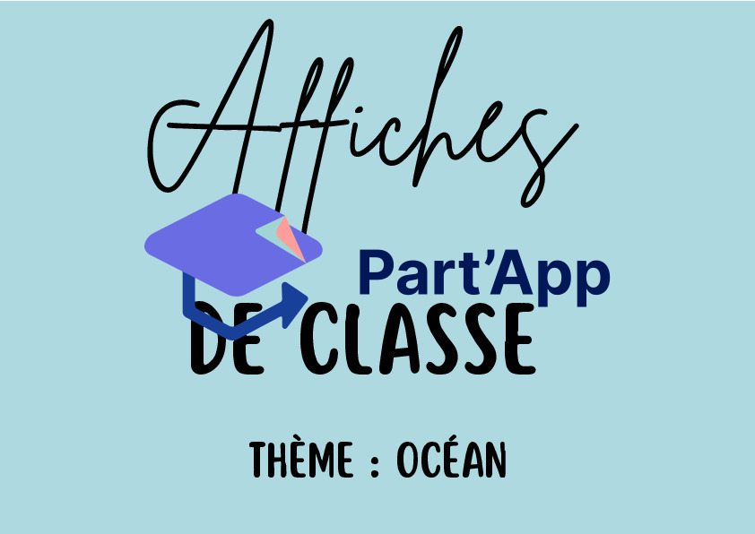 Kit Décoration & Organisation de Classe – Thème Océan (Méga Kit Rentrée)_2