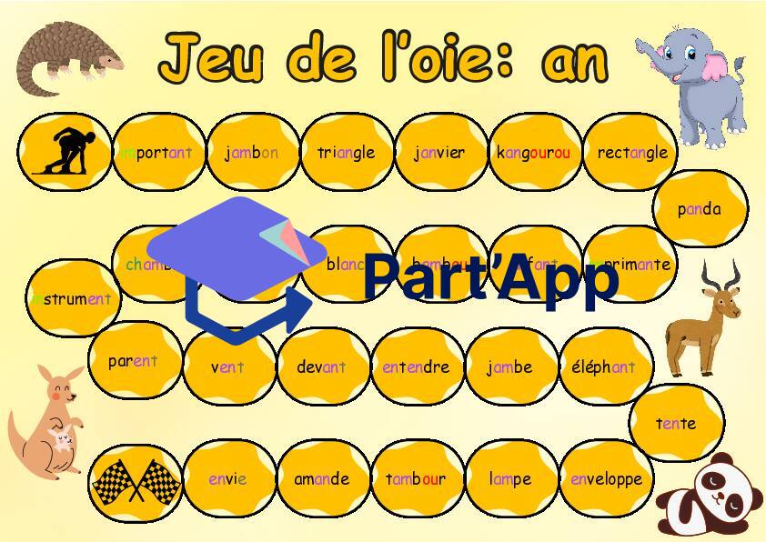 Jeu de l’oie des sons: d, c, z, an, on, in, è (temps 3)_4