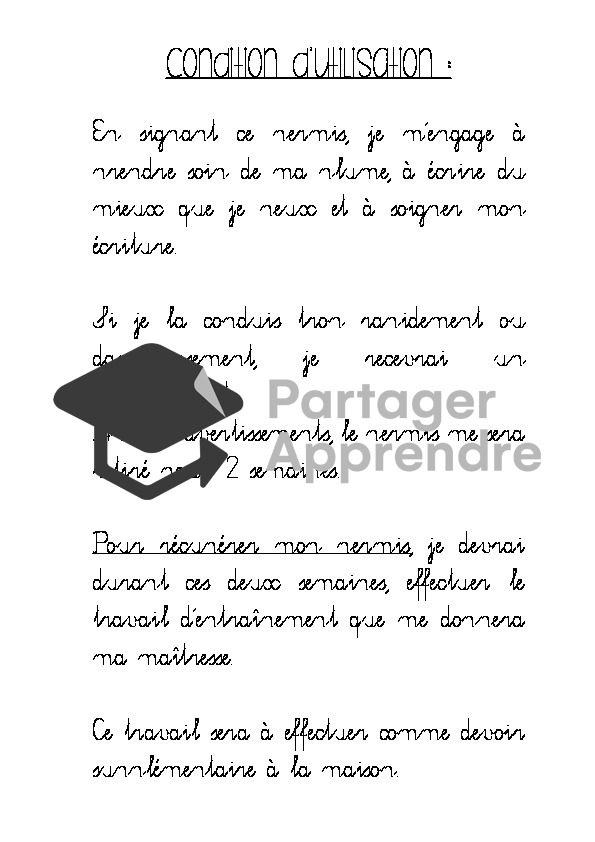 FRANÇAIS - Graphomotricité / Écriture - Permis plume_3