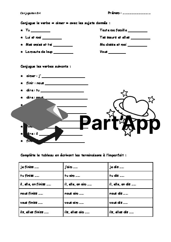 Fiches de verbes - 6P (imparfait)_8