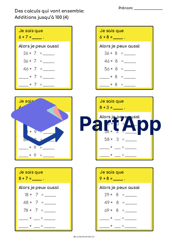 Freebie: Des calculs qui vont ensemble_2