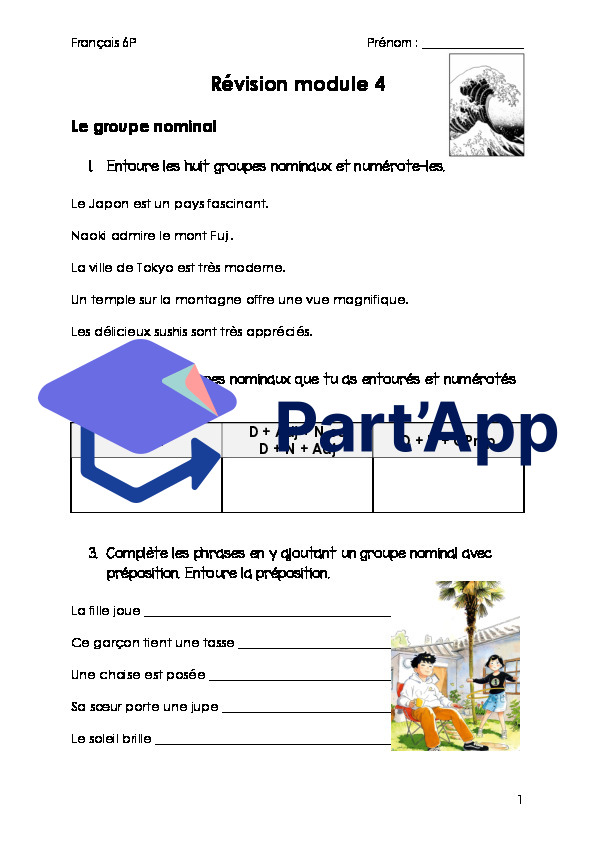 Révision module 4 - nouveau moyen de français 6P (MER)_14