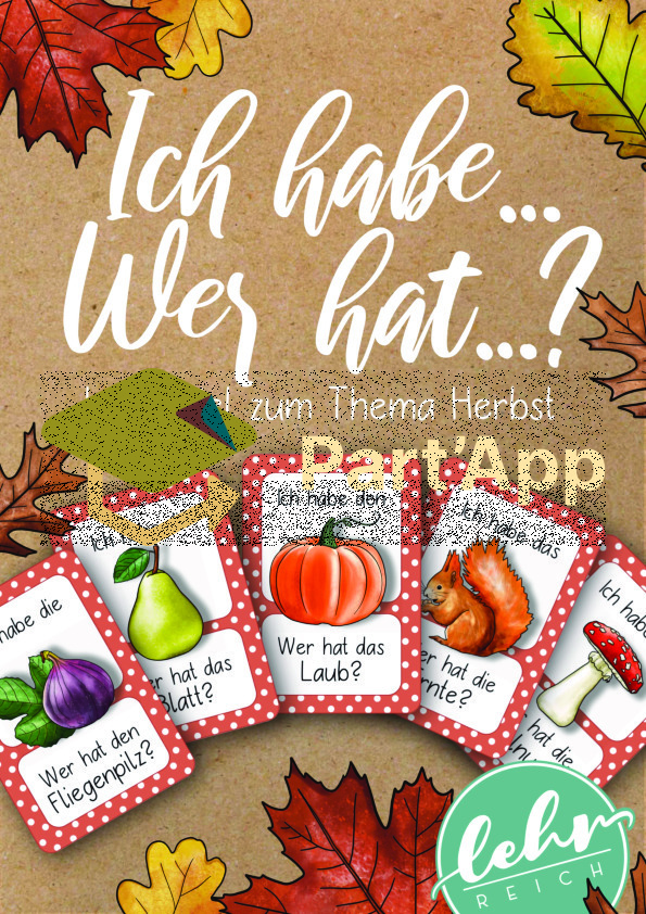 Ich habe... Wer hat...? Herbst_2