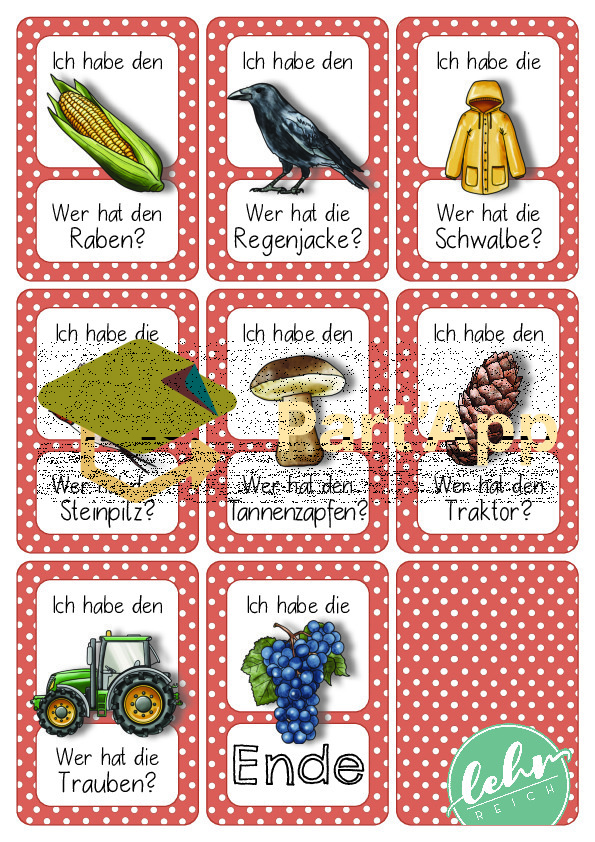 Ich habe... Wer hat...? Herbst_5