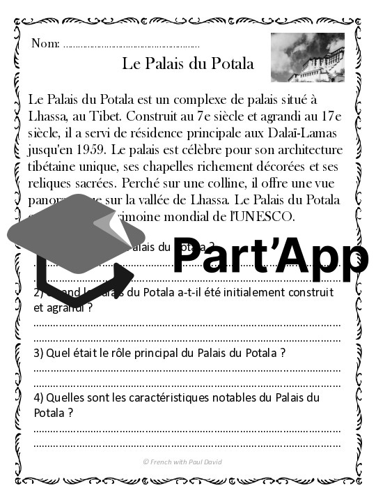 Compréhension de lecture - Monuments du monde_21