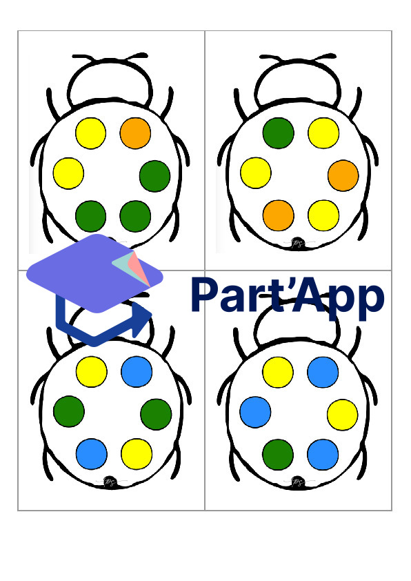 Jeu de numération : coccinelles de couleur_5
