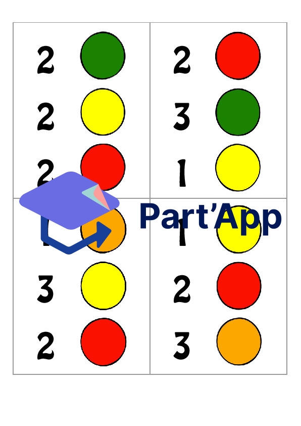 Jeu de numération : coccinelles de couleur_7