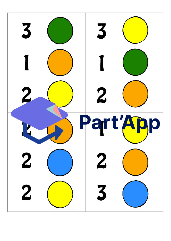Jeu de numération : coccinelles de couleur_8