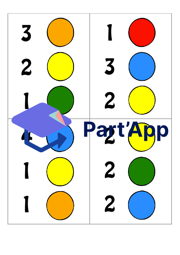 Jeu de numération : coccinelles de couleur_9