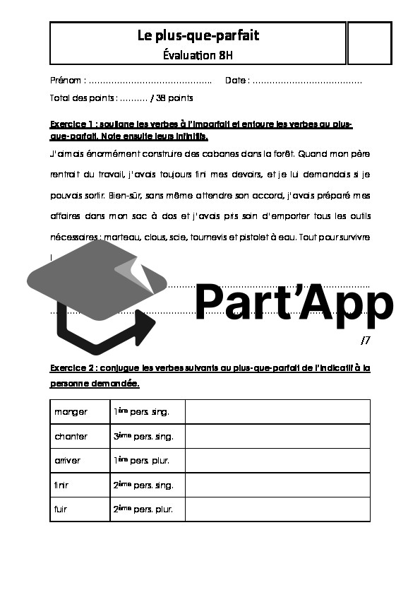 Évaluation_Le Plus-Que-Parfait_2