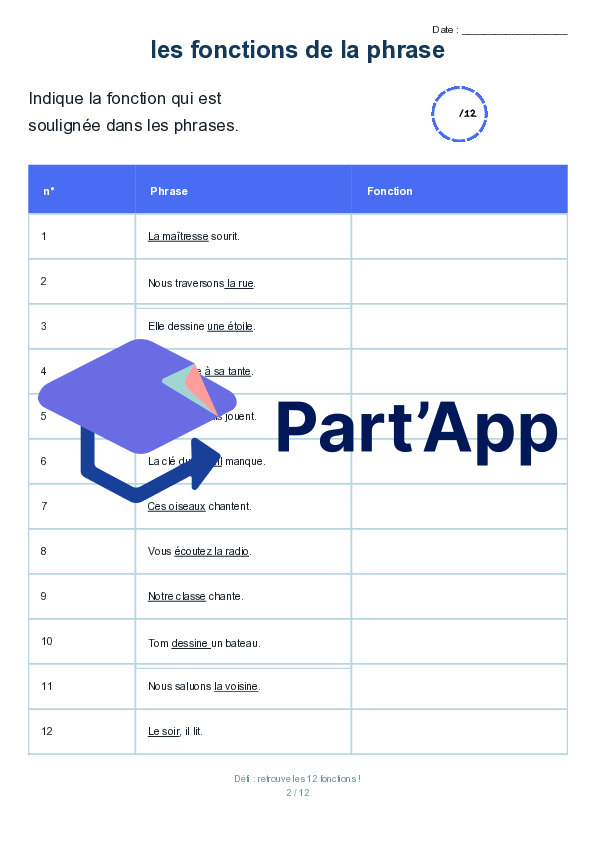 Les fonctions de la phrase – 12 fiches de rituels de grammaire_4