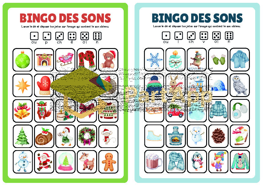 3H : Bingo des sons T2 (2 jeux avec 2 planches de jeu)_2
