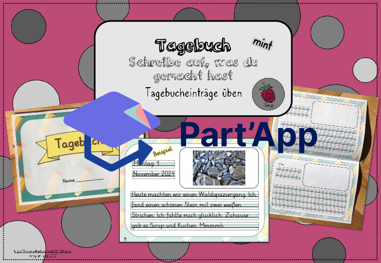 Tagebuch mint - Schreibe auf, was du gemacht hast_2