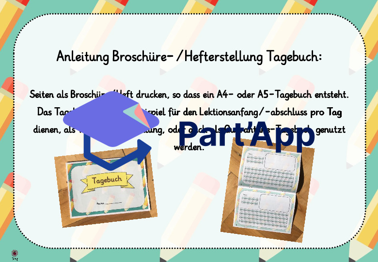 Tagebuch mint - Schreibe auf, was du gemacht hast_3